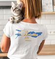 Bodensee Rückseite Schwan Gold T Shirt Damen