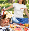 Wein Minimal  T-Shirt Damen