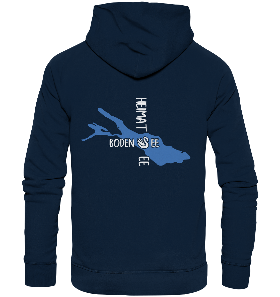 Back of Heimatsee Bodensee Hoodie