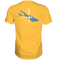 Rückseite Heimatsee Bodensee T Shirt Herren