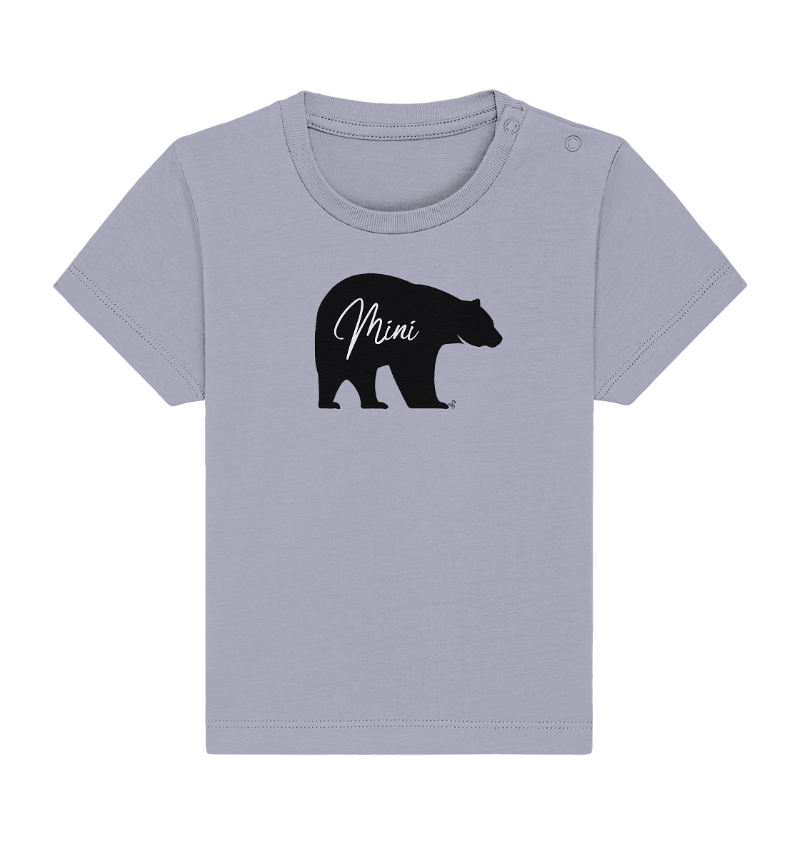 mini bear black - Baby Organic Shirt