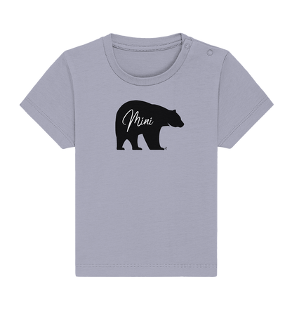 mini bear black - Baby Organic Shirt