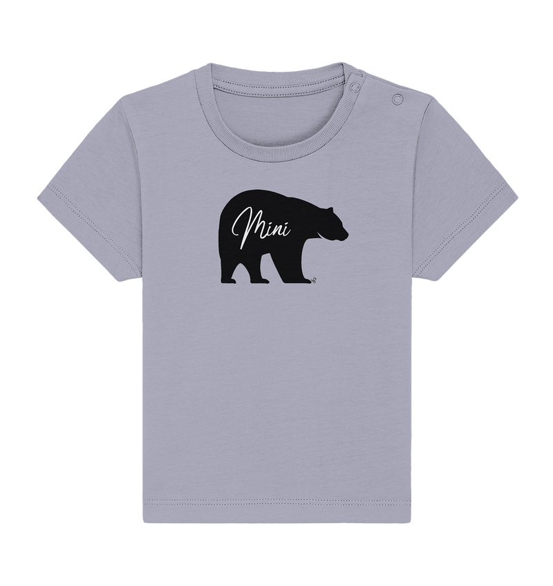 mini bear black - Baby Organic Shirt