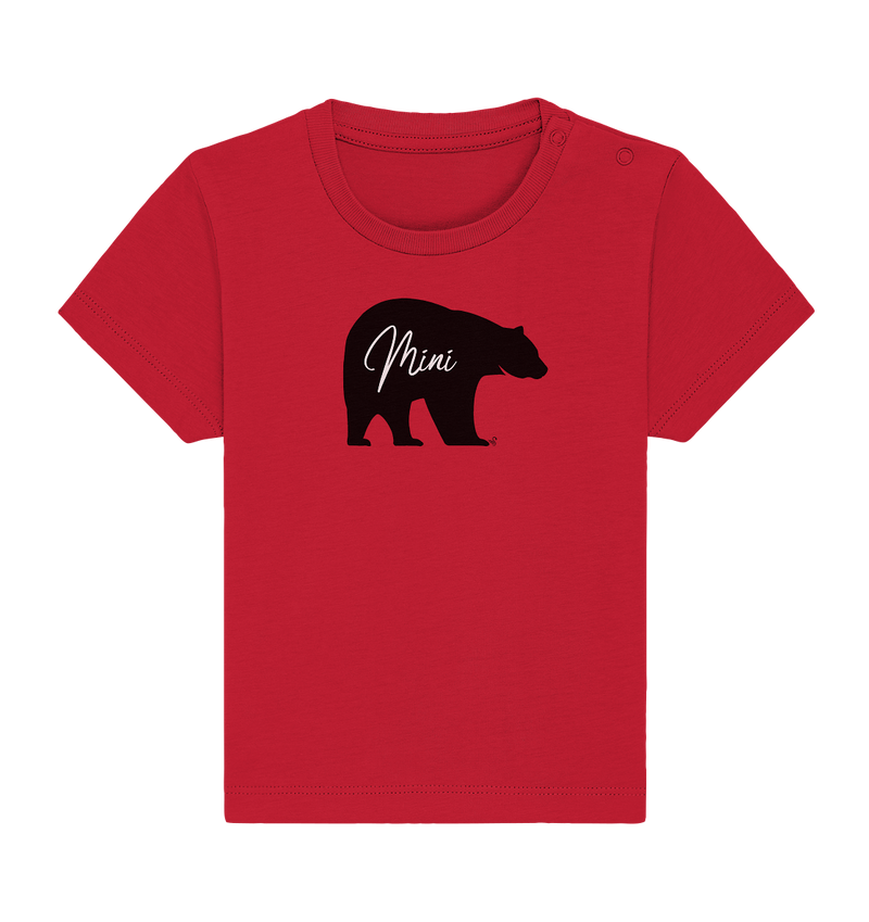 mini bear black - Baby Organic Shirt