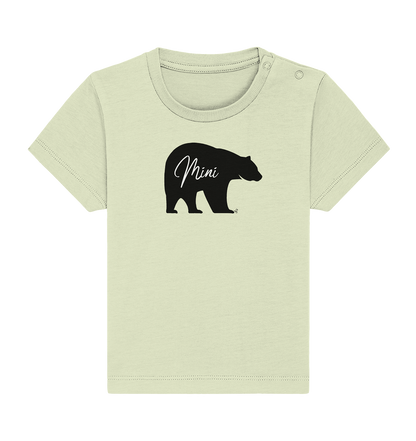 mini bear black - Baby Organic Shirt