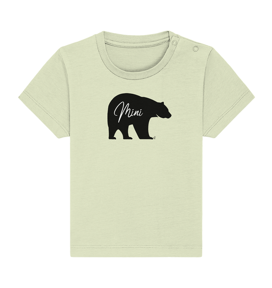 mini bär bear schwarz - Baby Organic Shirt