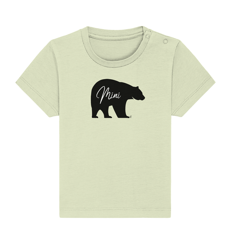 mini bear black - Baby Organic Shirt