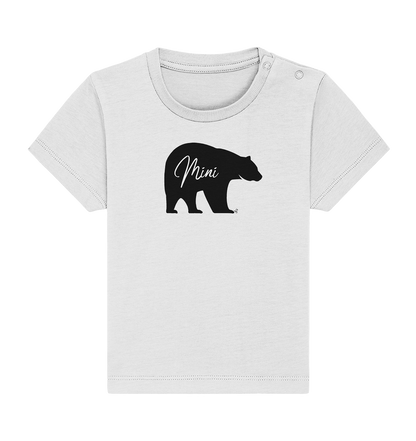 mini bear black - Baby Organic Shirt