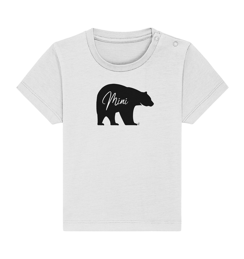 mini bear black - Baby Organic Shirt