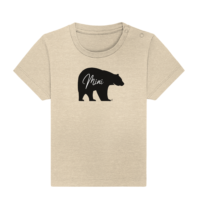 mini bear black - Baby Organic Shirt