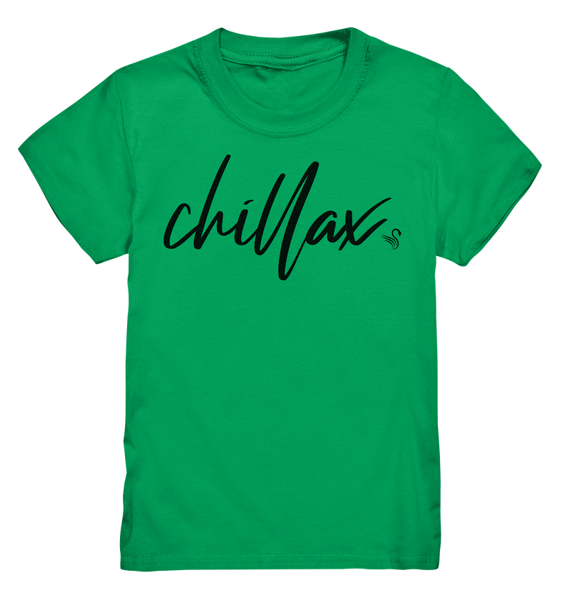 chillax Kinder T-Shirt gelb
