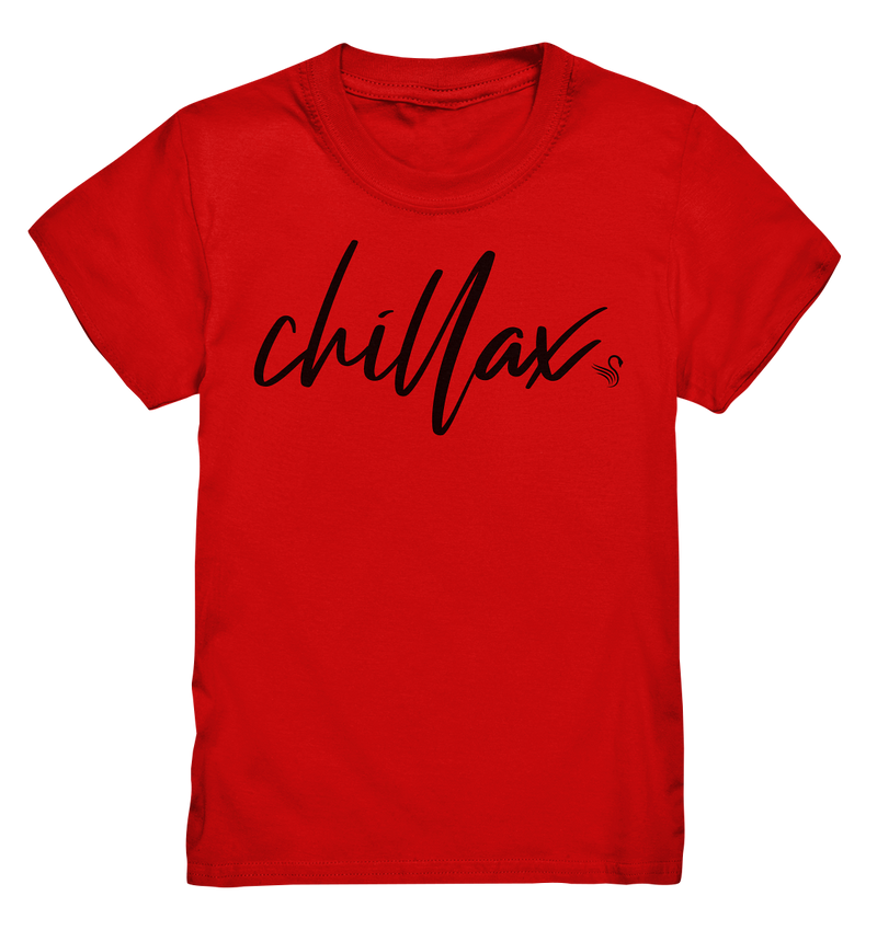 chillax Kinder T-Shirt gelb