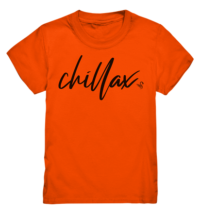 chillax Kinder T-Shirt gelb