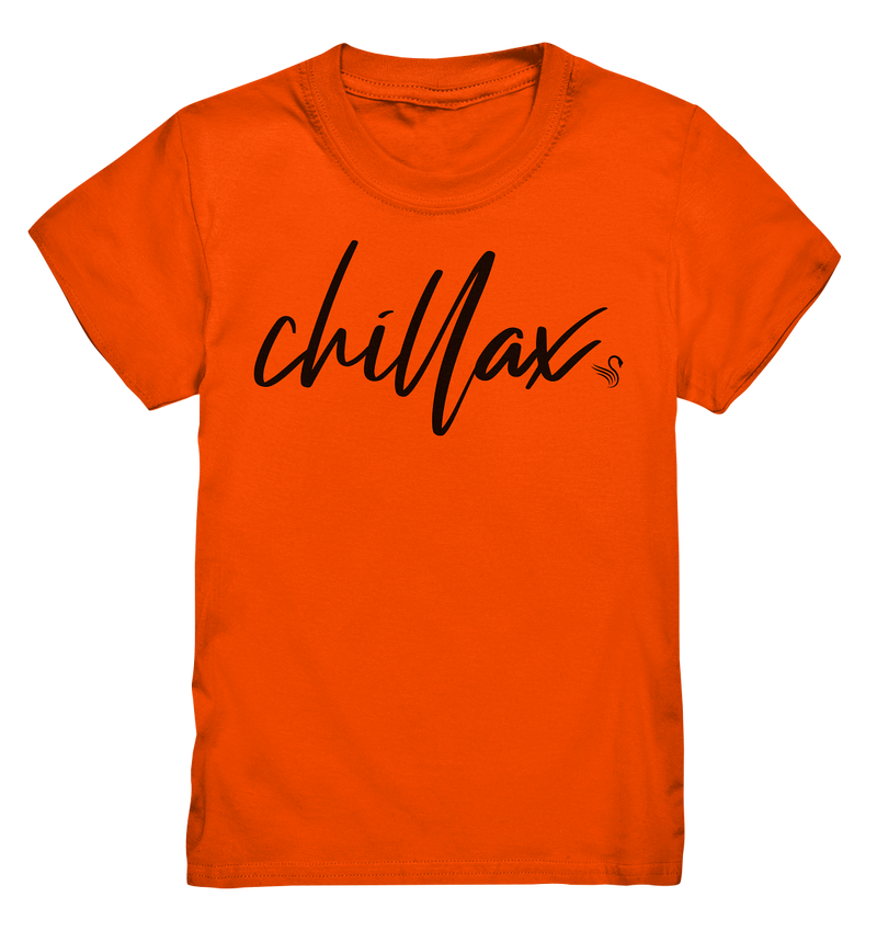 chillax Kinder T-Shirt gelb