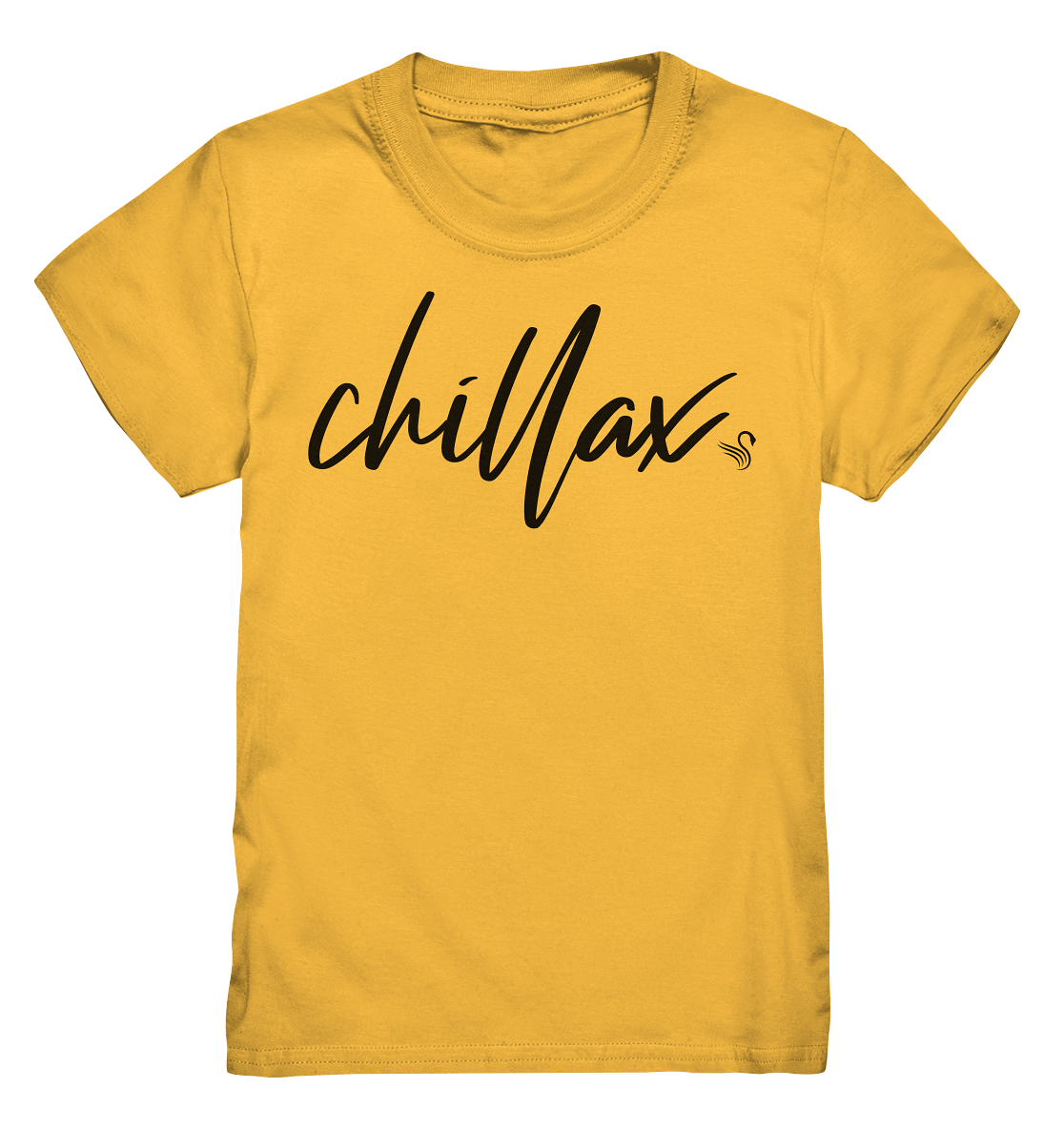 chillax Kinder T-Shirt gelb