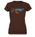 Vorne Schwan Gold T-Shirt Damen