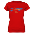 Vorne Schwan Gold T-Shirt Damen