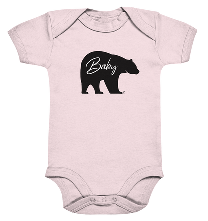 baby bear black - Organic Baby Bodysuite