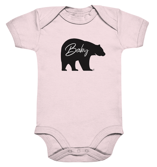 baby bear schwarz - Organic Baby Bodysuite