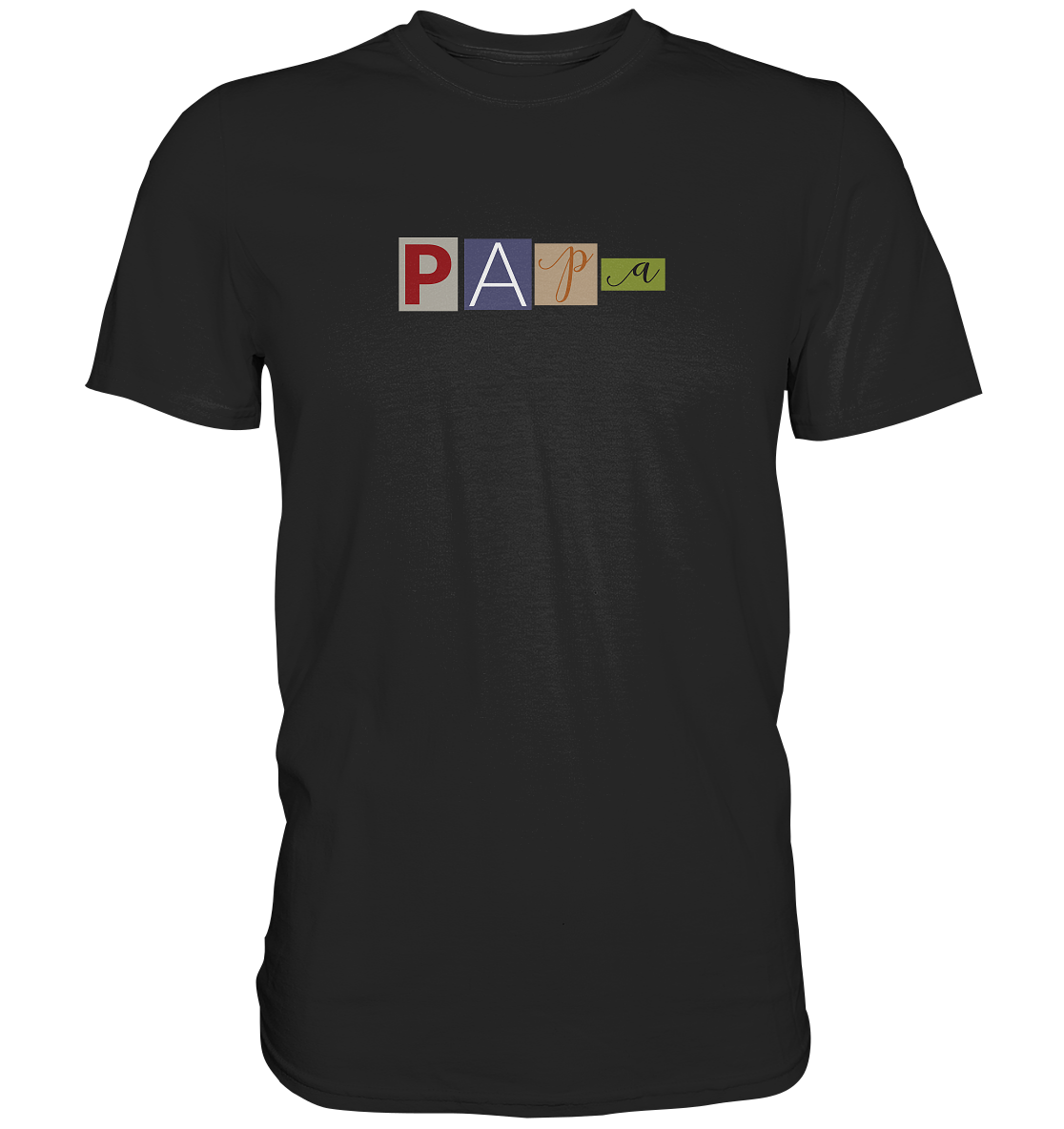 Papa Wanted T Shirt Men Image