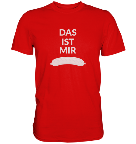 wurst  GRAU - Premium Shirt