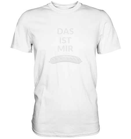 wurst  GRAU - Premium Shirt